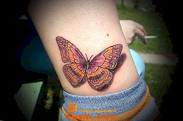 татуировка на глезена пеперуда