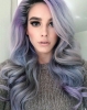 коса с лилав отенък