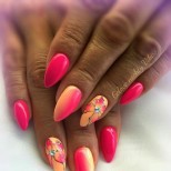 неоново омбре