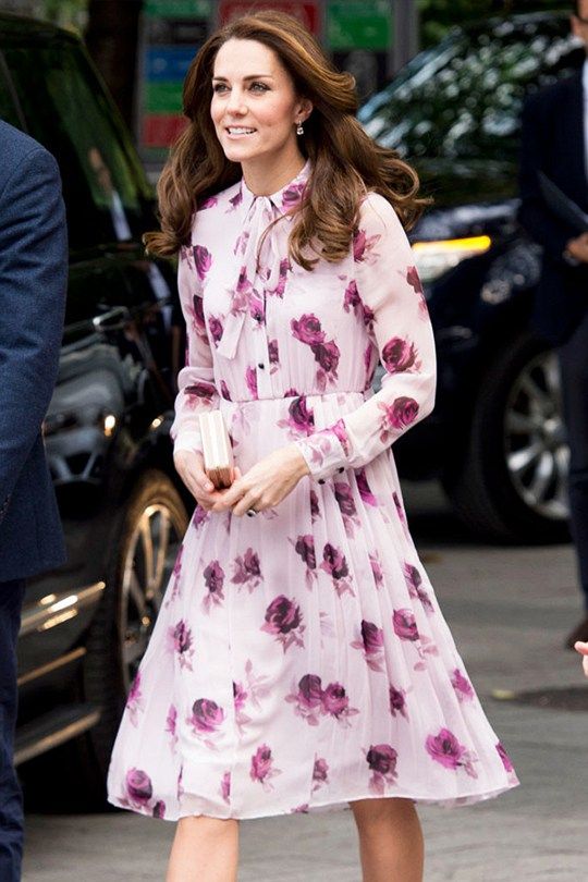 Кейт Мидълтън флорална рокля