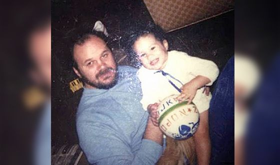 Меган Маркъл с баща си