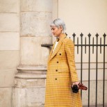 карирано палто в жълто