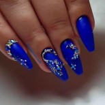турско син маникюр