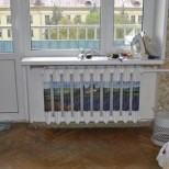 облицоване на стария радиатор