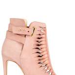 Обувки с висок ток в розово