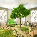 детска стая приказна гора