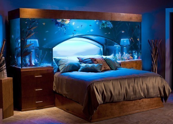 спалня аквариум