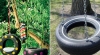 15 гениални идеи какво да правите със старите гуми на автомобила ви