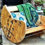 градински фотьойл креативен