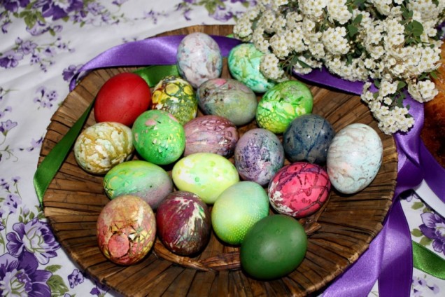 боядисване на яйца