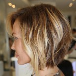 асиметрично каре светли кичури