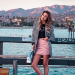 къса розова пола