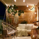 романтичен балкон вечер