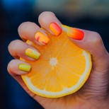 цитрусов маникюр