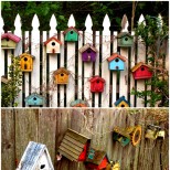 ограда с хранилки за птици