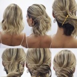 как да си вържа къса коса