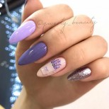 летен маникюр лавандулов