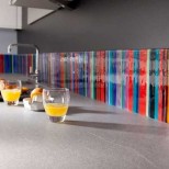 гръб на кухня цветно стъкло