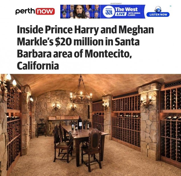 имението на Меган и Хари отвътре