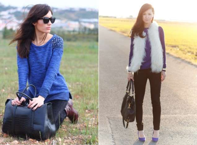 Освежете вашата зима със син пуловер