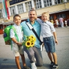Ивайло Захариев със синовете си