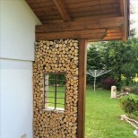 красива идея с нарязани дърва