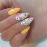 есенен маникюр топли цветове