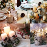 празнично украсена трапеза