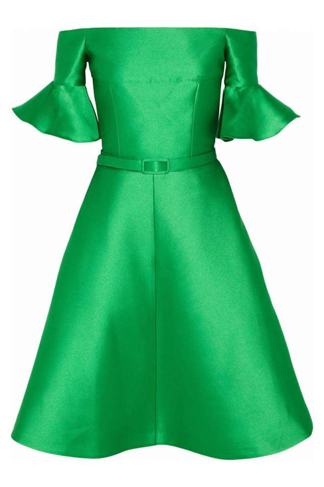 Красива рокля в зелено 2014