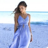 ефирна лилава рокля