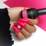 ярко цикламен летен маникюр