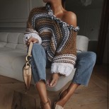 модерен развлечен пуловер