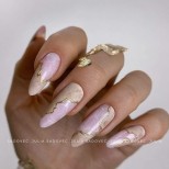 вълшебен мраморен маникюр