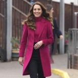 Кейт Мидълтън палто пурпур