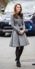 Кейт Мидълтън сива зимна рокля