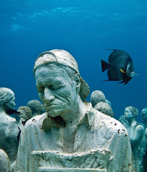 Подводният музей в Канкун, Мексико