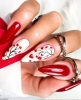 15 любовни дизайна за бадемови нокти - истински хит за Свети Валентин (Снимки):