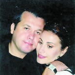 Дарина Павлова с мъжа си