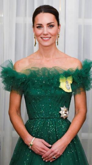 смарагдовата рокля на Кейт Мидълтън