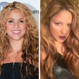 Шакира преди и след раждането