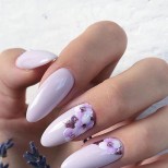 маникюр лавандулово