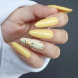 маникюр жълти краски