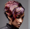 15 УНИКАЛНИ прически за къса коса във фантастични цветове (Снимки):