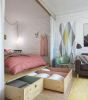 Когато квадратите са кът: 27 вълшебни идеи за малката спалня (готови интериорни решения) СНИМКИ