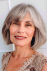 30 шикозни прически за жени над 60-те с бретон (СНИМКИ)