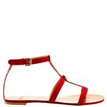 Равни ниски сандали червени Furla Пролет-Лято 2012