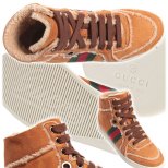 Зимни спортни обувки с пух Gucci 2012