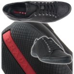 Кожени спортни обувки Prada  в черно 2012