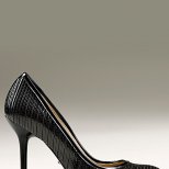 Обувки на висок ток черни от кожа Alberto Guardiani Есен-Зима 2011