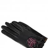 Черни кожени ръкавици къси Miu Miu Есен-Зима 2011